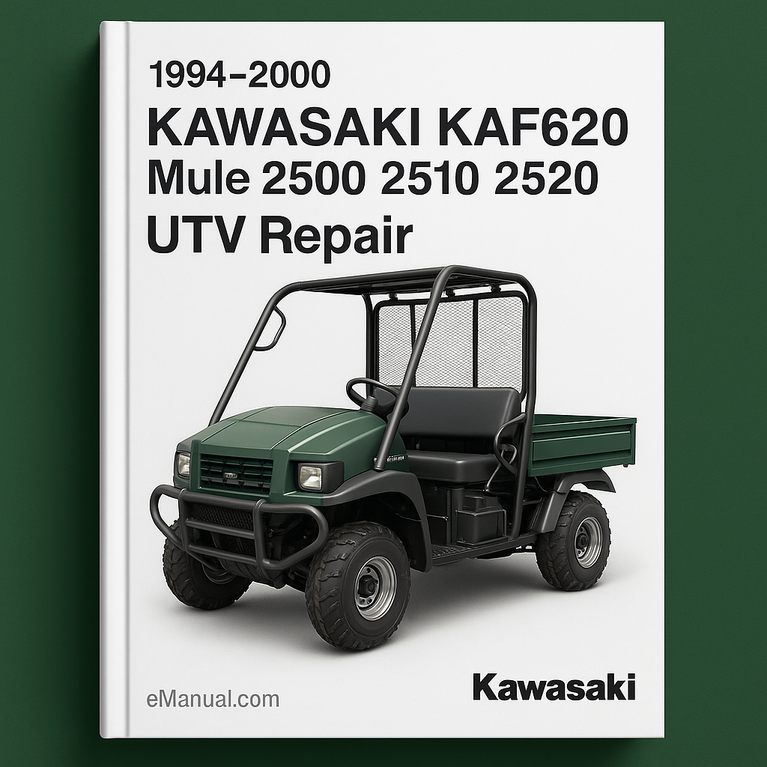 1994-2000 Kawasaki KAF620 Mule 2500 2510 2520 UTV Repair