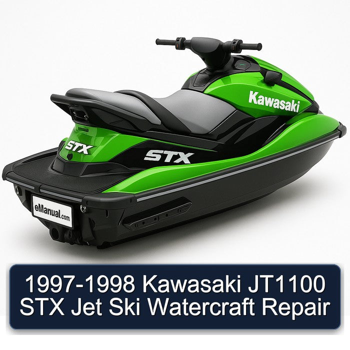 1997-1998 Kawasaki JT1100 STX Jet Ski Watercraft Service Repair Workshop Manual PDF