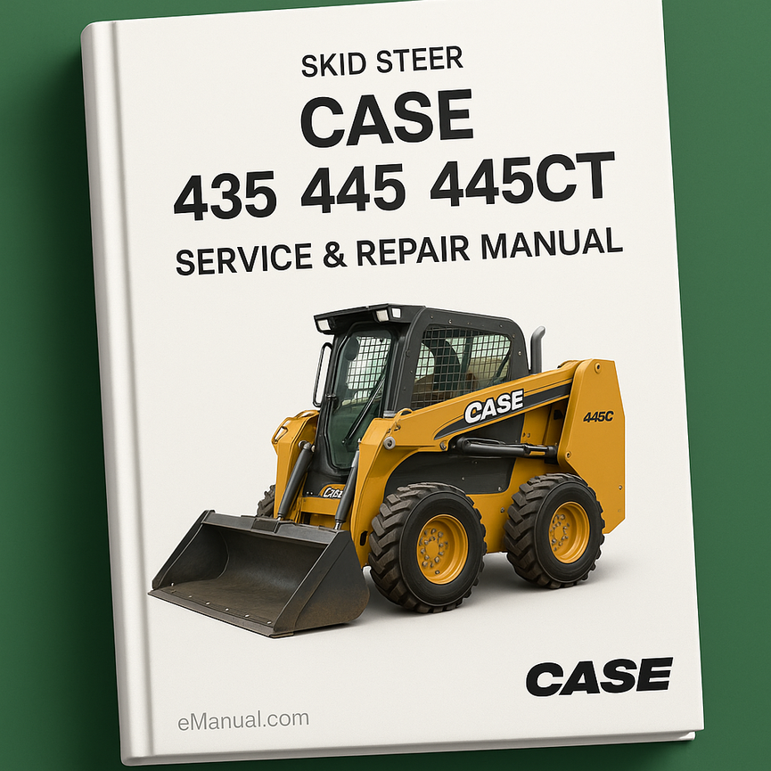 CASE 435 445 445CT SKID Steer Service Repair Manual