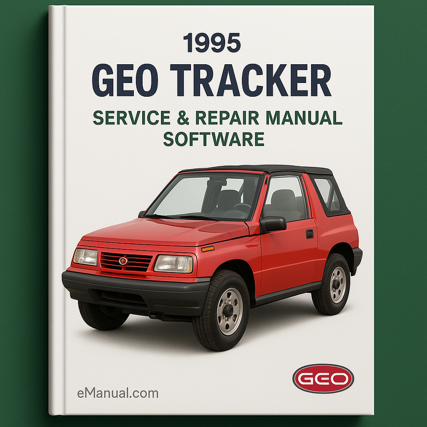 1995 GEO Tracker Service & Repair Manual Software