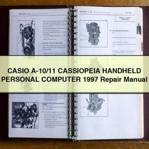 CASIO A-10/11 CASSIOPEIA HAndHELD PERSONAL COMPUTER 1997 Repair Manual PDF Download