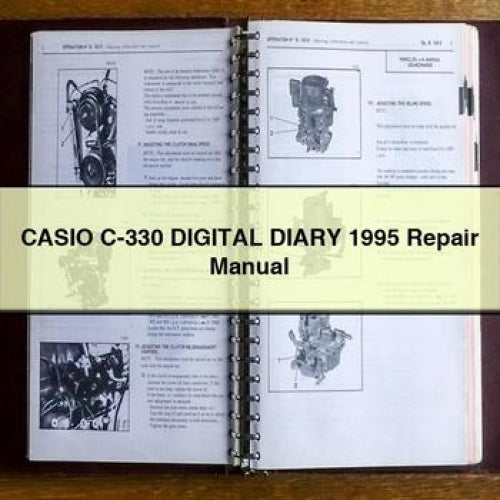 Casio C-330 Digital Diary 1995 Repair Manual