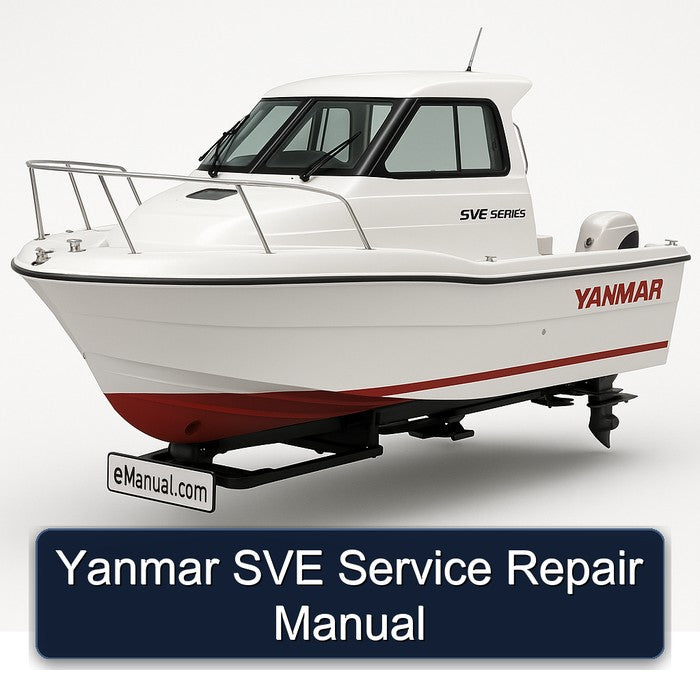 Yanmar SVE Service Repair Workshop Manual PDF