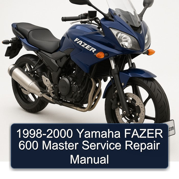 1998-2000 Yamaha Fazer 600 Master Service Repair Workshop Manual PDF