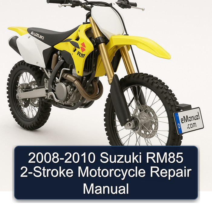 2008-2010 Suzuki RM Series RM85 2-stroke Motorcycle Service Repair Workshop Manual PDF
