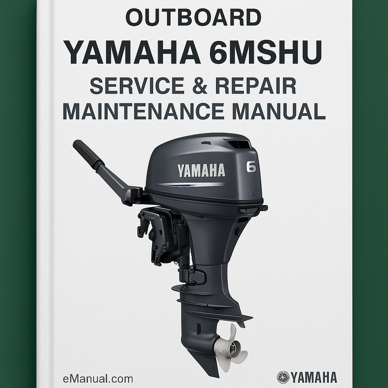 Yamaha 6MSHU Outboard Service Repair Maintenance Manual. Factory
