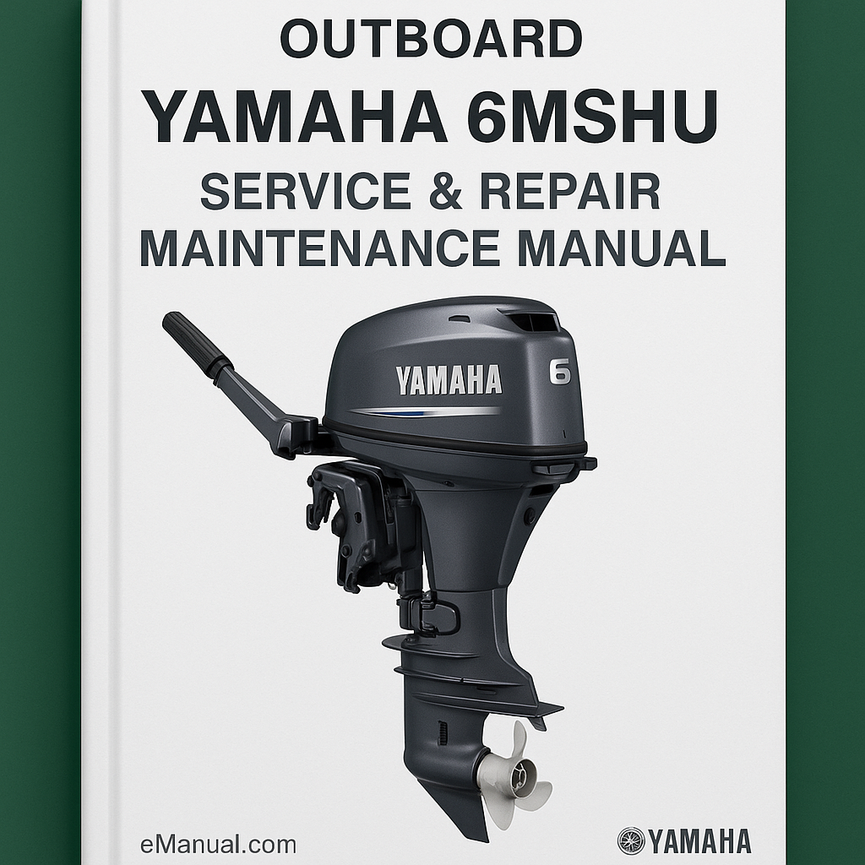 Yamaha 6MSHU Outboard Service Repair Maintenance Manual. Factory