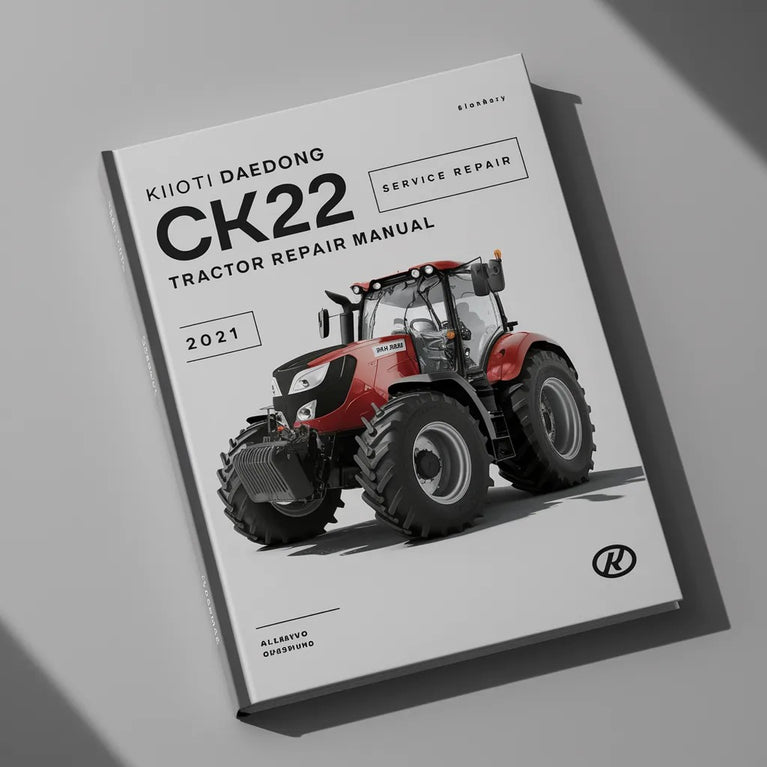 Kioti Daedong CK22 CK22H Tractor Service Repair Manual-PDF