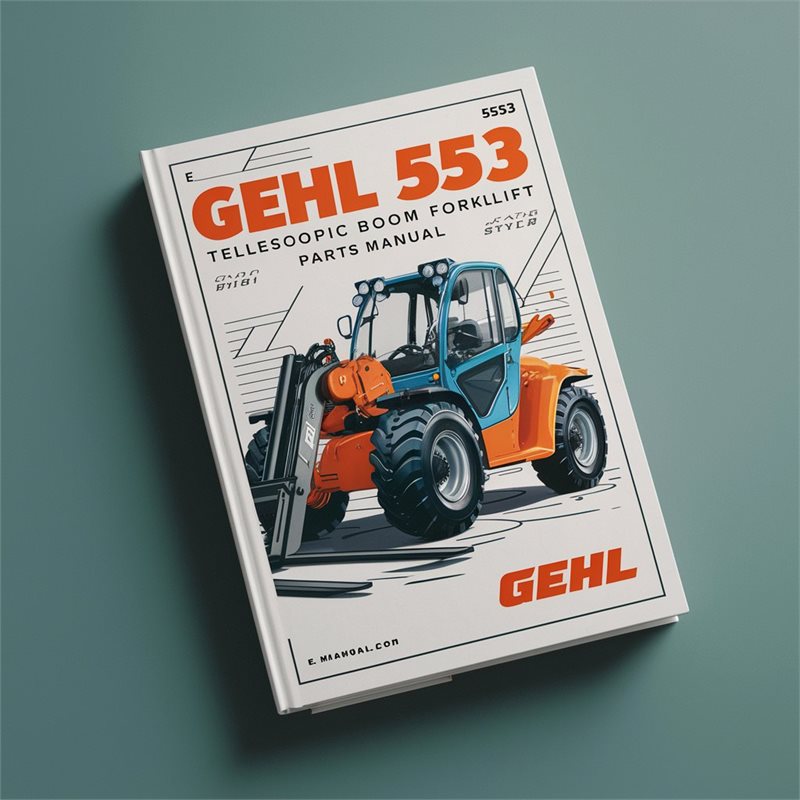 Gehl 552 553 Dynalift Telescopic Boom Forklift Parts Catalog PDF