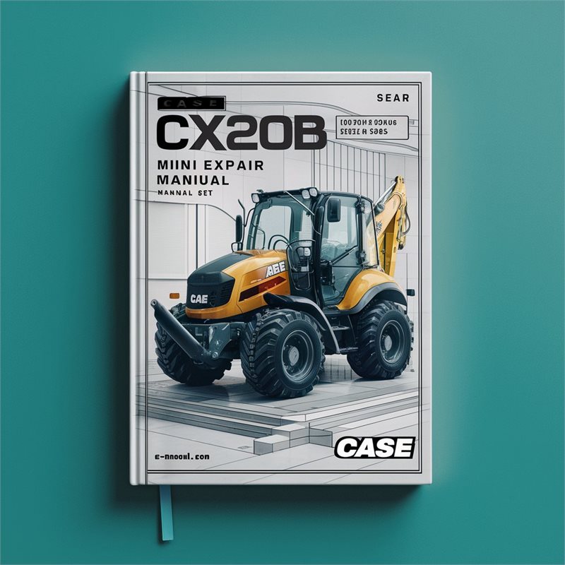 Case CX20B CX22B CX27B Mini Excavator SET Service Repair Workshop Manual PDF