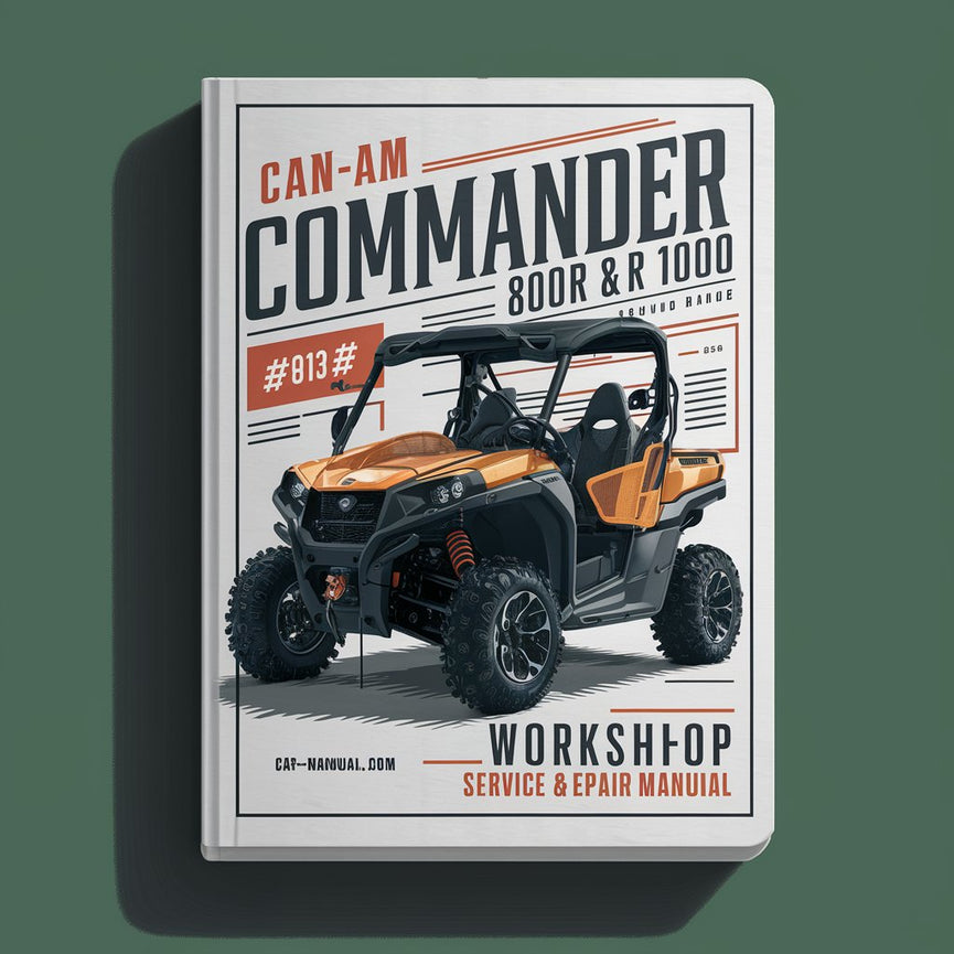 Can-Am Commander 800R 1000 Workshop Service & Repair Manual 2013 # 1