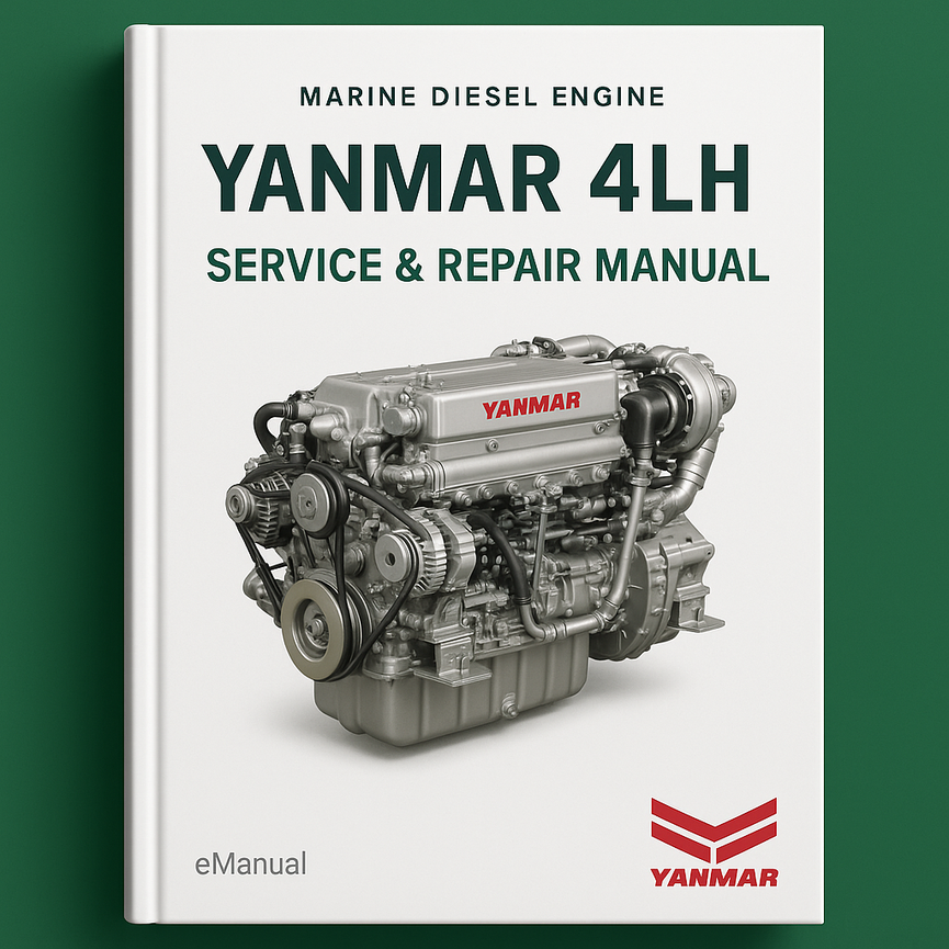 YANMAR 4LH Marine Diesel Engine Service Repair Manual
