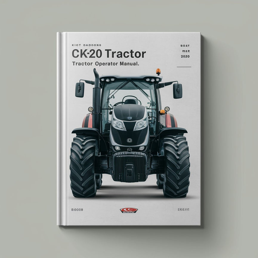 Kioti Daedong CK20 Tractor Operator Manual