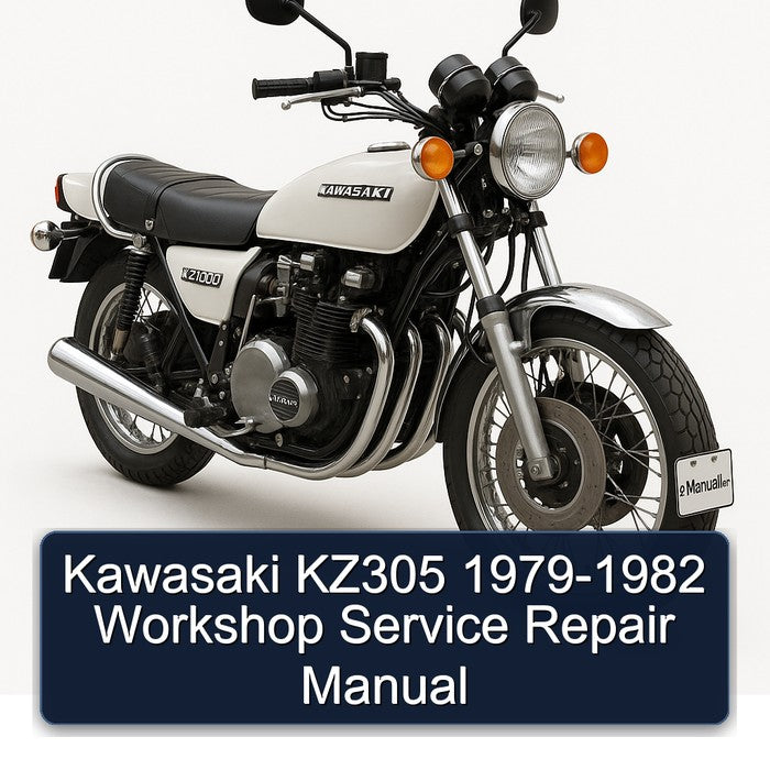 1979-1982 Kawasaki KZ Series KZ305 Service Repair Workshop Manual PDF