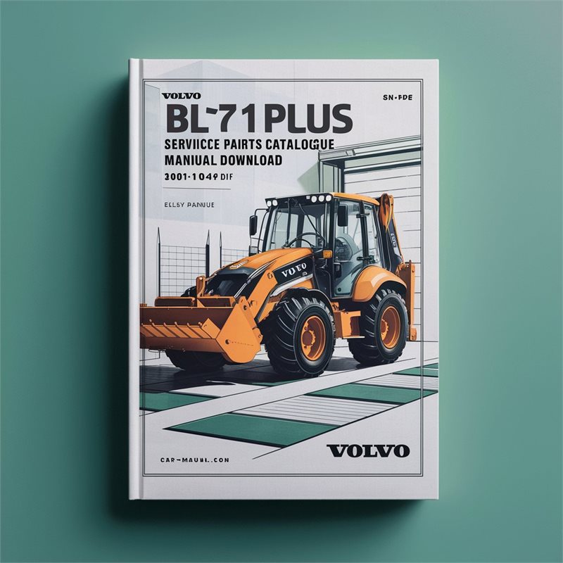 Chevrolet Parts Catalogue Volvo BL71 Plus Backhoe Loader Sn: 10001-10494 Catalog PDF
