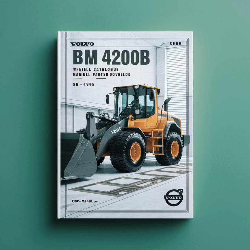 Volvo BM 4200B Wheel Loader Service Parts Catalogue Manual SN: 1-4949