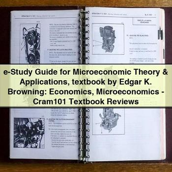 Study Microeconomic Theory Applications Edgar K. Browning Service Repair Workshop Manual PDF