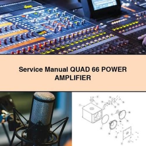 Service Manual QUAD 66 POWER AMPLIFIER PDF Download