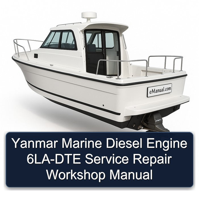Yanmar Marine Diesel Engine 6LA-DTE Service Repair Workshop Manual PDF