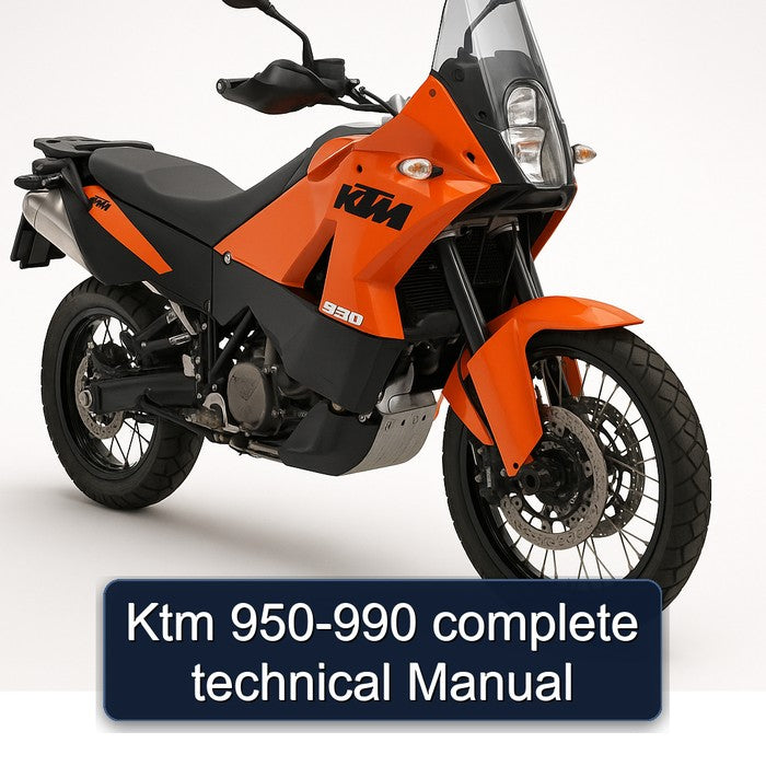 KTM 950 Service Repair Workshop Manual PDF