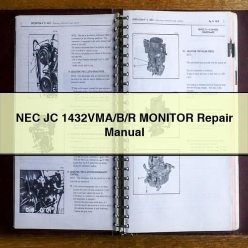 NEC JC 1432VMA/B/R MONITOR Repair Manual