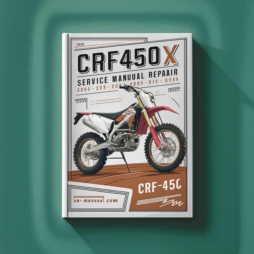 CRF450X Service Manual Repair 2005-2013 CRF450