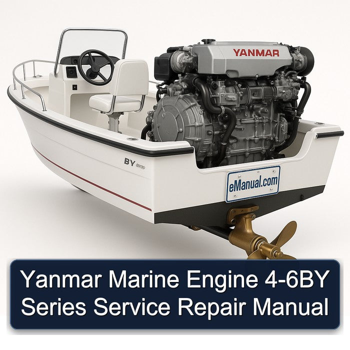 Yanmar Marine Engine 4-6BY Series Service Repair Workshop Manual PDF