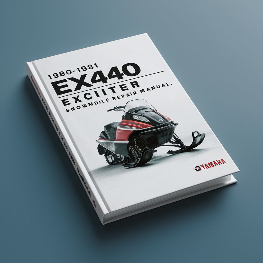 1980-1981 Yamaha EX440 Exciter Snowmobile Repair Manual PDF Download