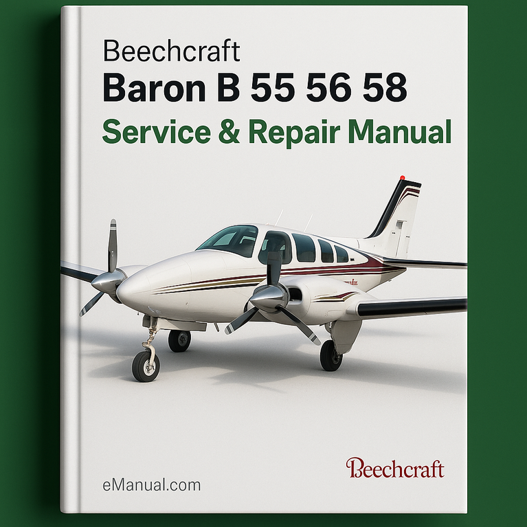 Beechcraft Baron B 55 56 58 Service Repair Manual & Parts -5- Manuals-Improved-PDF
