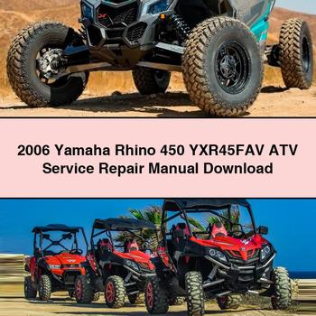 2006 Yamaha Rhino 450 YXR45FAV ATV Service Repair Manual