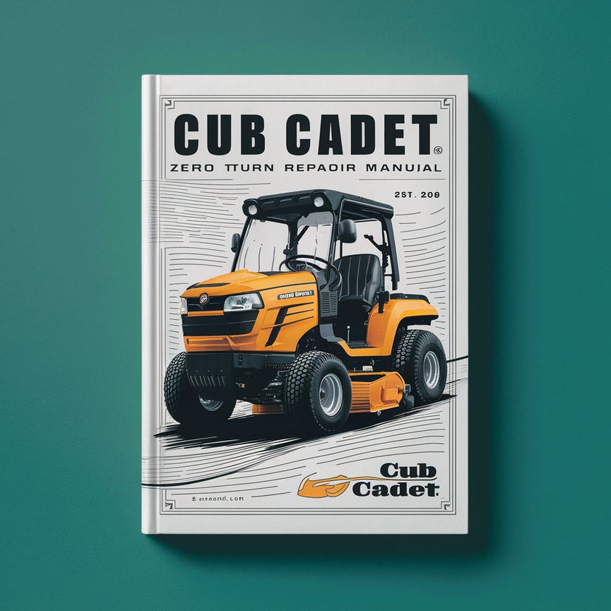 Cub Cadet RZT Zero Turn Rider Service Repair Manual