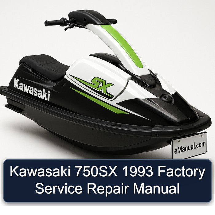 1993 Kawasaki 750SX Service Repair Workshop Manual PDF