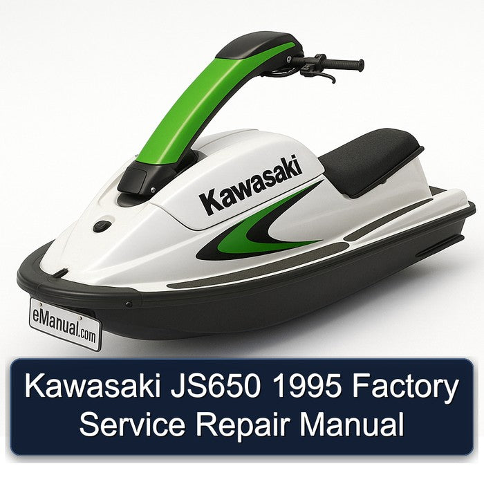 1995 Kawasaki JS650 Service Repair Workshop Manual PDF
