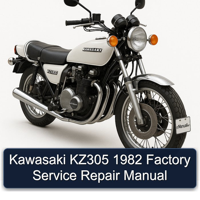 1982 Kawasaki KZ Series KZ305 Service Repair Workshop Manual PDF
