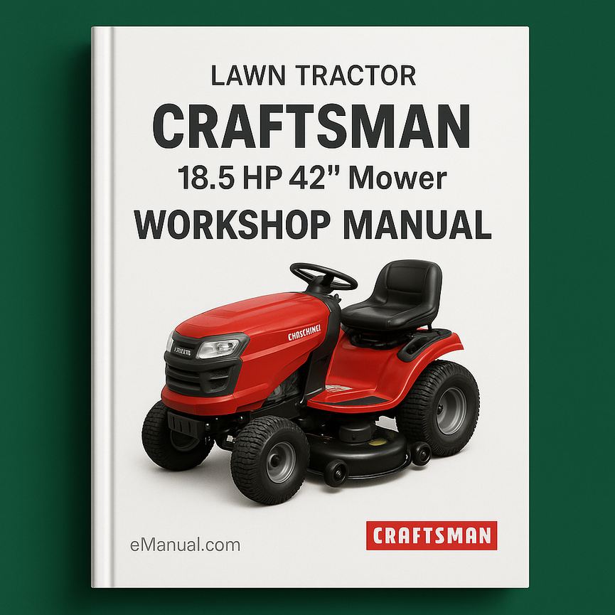 CRAFTSMAN LAWN Tractor 18.5 HE 42 Mower......
