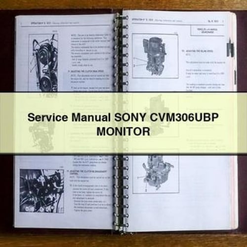 Service Manual Sony CVM306UBP MONITOR PDF Download