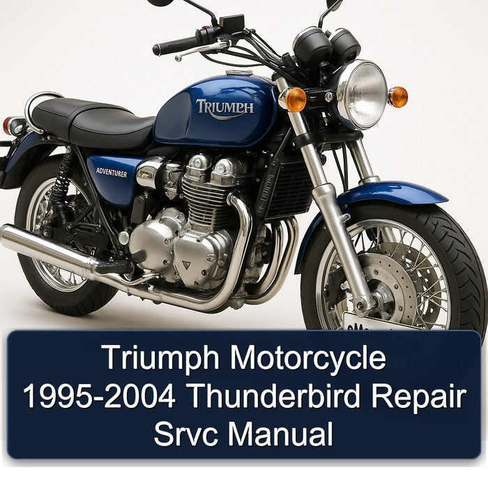 1995-2004 Triumph Thunderbird Motorcycle - Srvc Service Repair Workshop Manual PDF