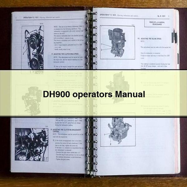 DH900 operators Manual PDF Download