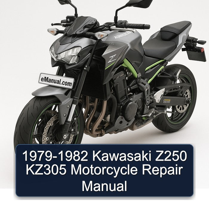 1979-1982 Kawasaki KZ Series Z250 KZ305 Motorcycle Service Repair Workshop Manual PDF
