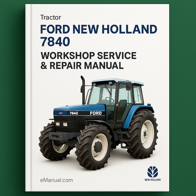 Ford New Holland 7840 Workshop Service Repair Manual