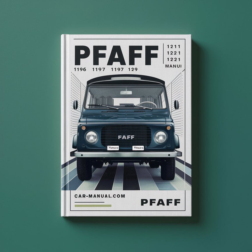 PFAFF 1196 1197 1199 1211 1214 1221 1222 Manual