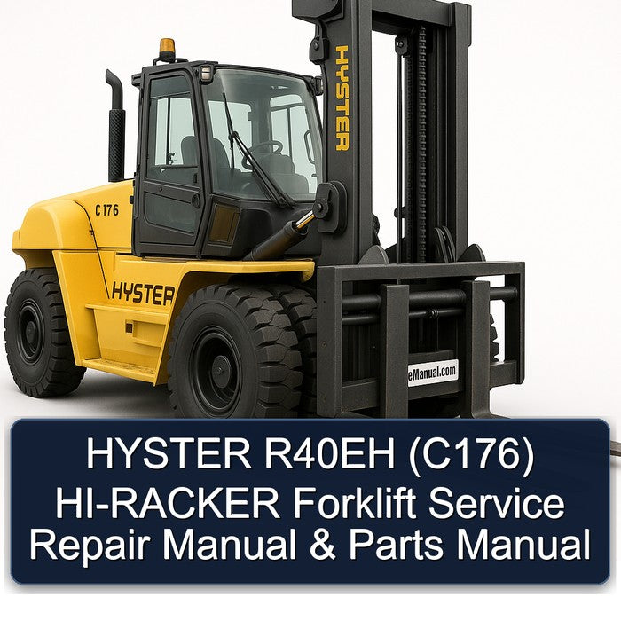Hyster R40EH (C176) Hi-racker Forklift Parts Catalog PDF