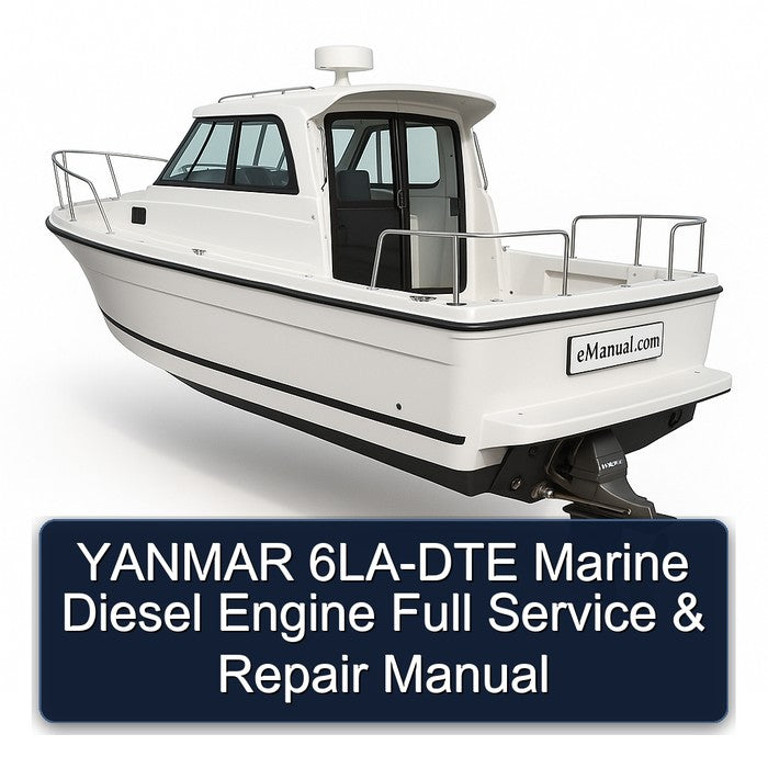 Yanmar 6LA-DTE Marine Diesel Engine Service Repair Workshop Manual PDF