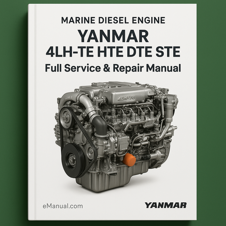 YANMAR 4LH-TE HTE DTE STE Marine Diesel Engine Full Service & Repair Manual
