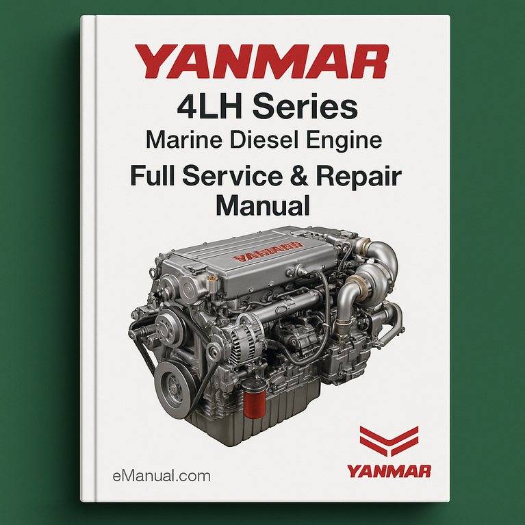 YANMAR 4LH Series Marine Diesel Engine Full Service & Repair Manual