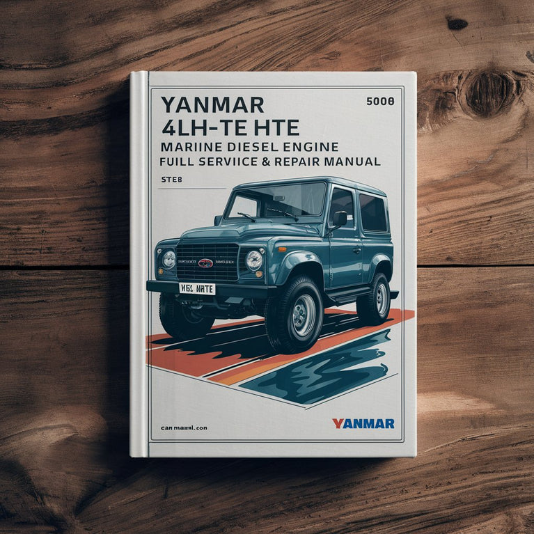 YANMAR 4LH Series Marine Diesel Engine Full Service & Repair Manual