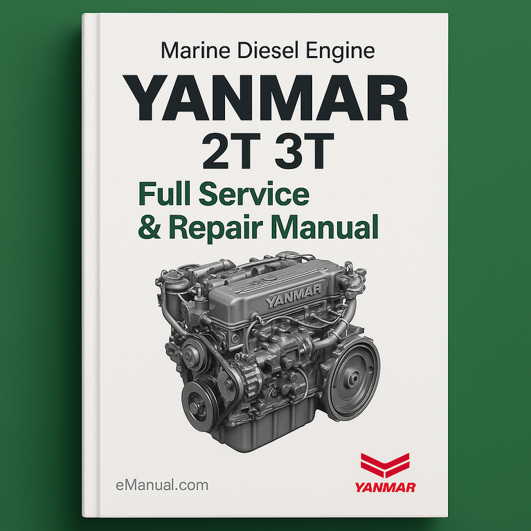 YANMAR 2T 3T Marine Diesel Engine Full Service & Repair Manual