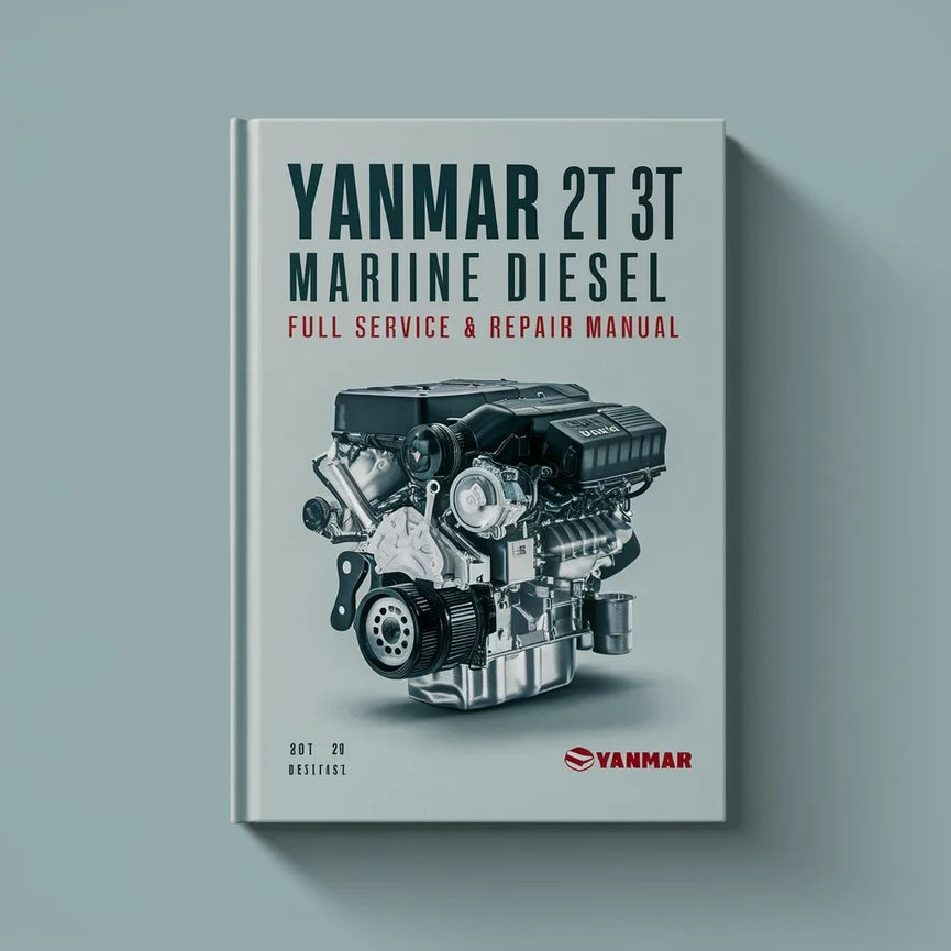 YANMAR 2T 3T Marine Diesel Engine Full Service & Repair Manual