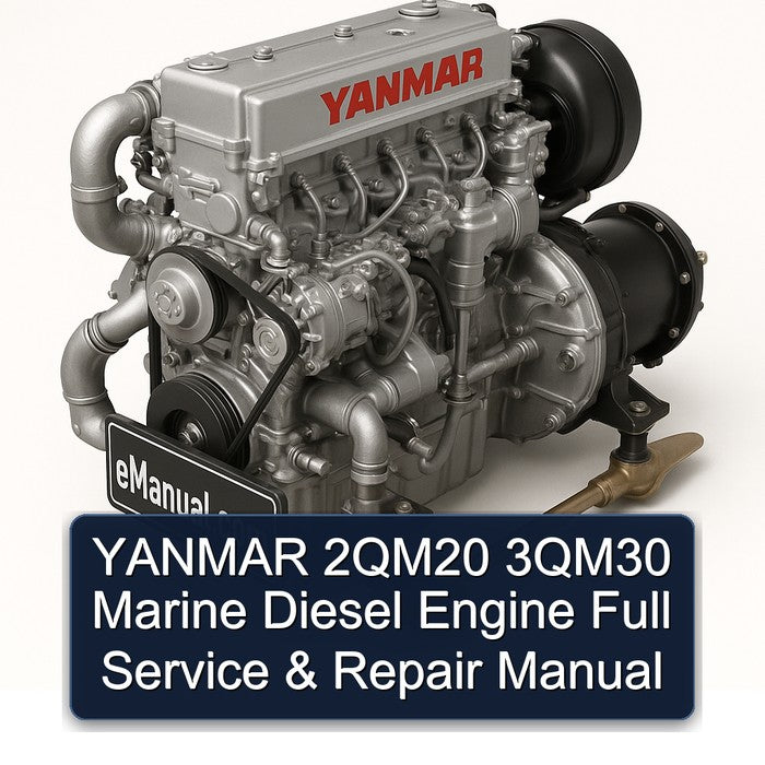 Yanmar 2qm20 3qm30 Marine Diesel Engine Service Repair Workshop Manual PDF