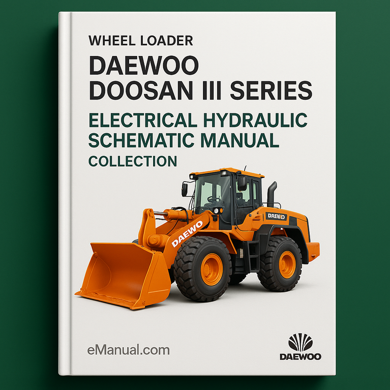 Daewoo Doosan III Series Electrical Hydraulic Schematic Manual-COLLECTION